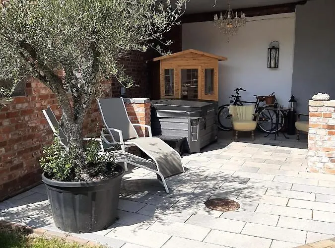 Altes Gewoelbe Mit Sauna Und Whirlpool Im Aussenbereich